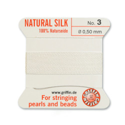 Griffin Slk Bd Cord White Size 3- 2m- 0.5mm