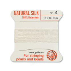Griffin Slk Bd Cord White Size 4- 2m- 0.6mm