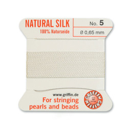 Griffin Slk Bd Cord White Size 5- 2m- 0.65mm