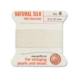 Griffin Slk Bd Cord White Size 6- 2m- 0.7mm