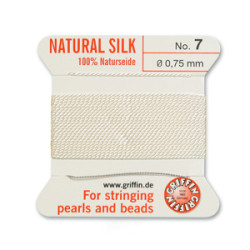 Griffin Slk Bd Cord White Size 7- 2m- 0.75mm