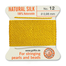 Griffin Slk Bd Cord Yellow Size 12- 2m- 0.98mm