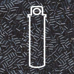 Bugle #1 (3mm) Miyuki Gunmetal -aprx 19.5gm/tb - BGL1-9056-TB