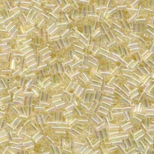 Bugle #1 (3mm)japanese 250 Gm Transparent Crystal Ab - BGL1-92442