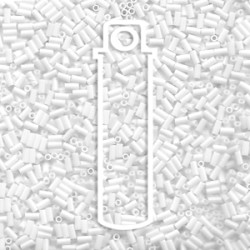 Bugle #1 (3mm)japanese Opaque White19.5gm/tb - BGL1-9402-TB
