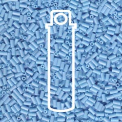 Bugle #1 (3mm) Miyuki Matte Op Turquoise -aprx 19.5gm/tb - BGL1-9413FR-TB