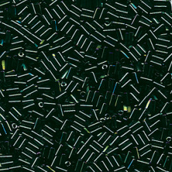 Bugle #1 (3mm)japanese 250 Gm Green Iris - BGL1-9453