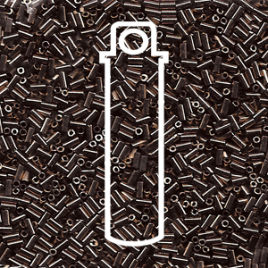 Bugle #1 (3mm)japanese Opaque Metallic Bronze19.5gm/tb - BGL1-9457-TB