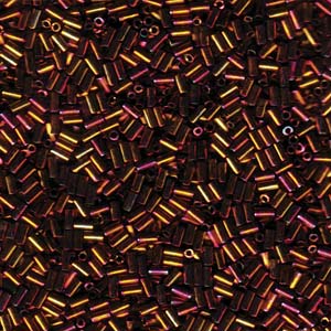 Bugle #1 (3mm) Miyuki 250 Gram Bag Met Gold Iris - BGL1-9462