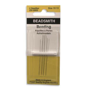 Needles Beading 10/13 2/#10 1/#12 1/#13 48/bx(zb10503)