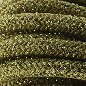 Climbing Cord Semisoft 5mm Metal Gold 10m/coil