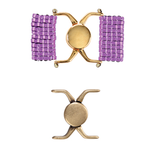 Kissamos Ii - Delica Mag Clasp-ant Brass Bag/4