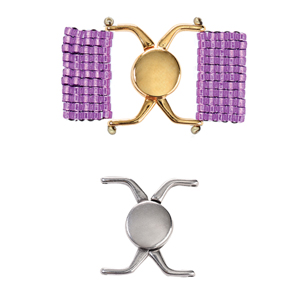 Kissamos Ii - Delica Mag Clasp Ant Silver Bag/4