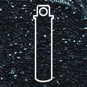 15/0 Delica Gunmetal -hex Cut-apx 7gm - DBSC-0001-TB