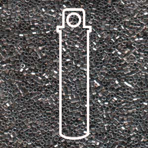 15/0 Delica Steel -hex Cut-apx 7gm - DBSC-0021-TB