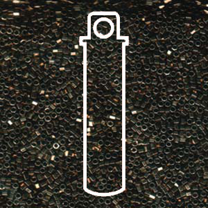 15/0 Delica Metallic Brnz -hex Cut-apx 7gm - DBSC-0022-TB