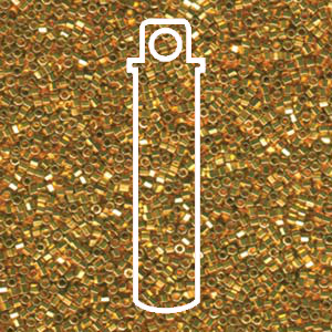 15/0 Delica Bright Gold -24 Kt Hex Cut-apx 7gm - DBSC-0031-TB