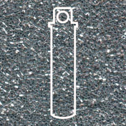 15/0 Delica Palladium -plated Hex Cut-apx 7gm - DBSC-0038-TB