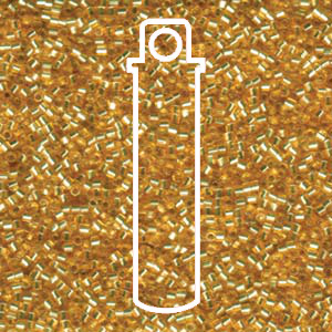 15/0 Delica S/l -gold Hex Cut-apx 7gm - DBSC-0042-TB