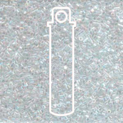 15/0 Delica Crystal Ab -hex Cut-apx 7gm - DBSC-0051-TB