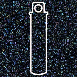 Delica 8/0 Blue Iris Apx 6.8gm - DBL-0002-TB