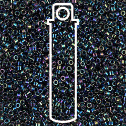 Delica 8/0 Med Blue Iris Apx 6.8gm - DBL-0005-TB