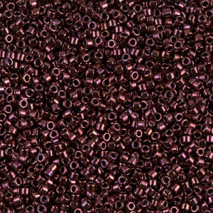 Delica Beads 8/0 Metlc Raspbry 50 Gm Bag - DBL-0012-50