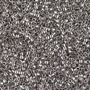 Delica Beads 8/0 Palladium Plated 50 Gram Bag - DBL-0038-50
