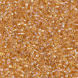 Delica Beads 8/0 Trans Lt Topaz Ab 100gm - DBL-0100