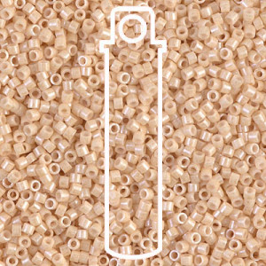 Delica 8/0 Antique Beige Ceylon-aprx 6.8gm - DBL-0204-TB