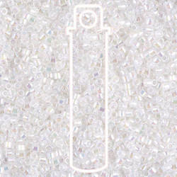 Delica 8/0 White Opal Ab Apx 6.8gm - DBL-0222-TB