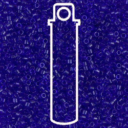 Delica 8/0 Tr Cobalt -aprx 6.8gm - DBL-0707-TB
