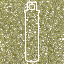 Delica 8/0 Sprkl Peridot Lined Crystal Apx 6.8gm - DBL-0903-TB