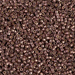 8/0 Delica Duracoat Glvn Dk Mauve-50 Gm Bg - DBL-1843-50