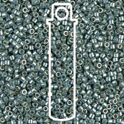 8/0 Delica Duracoat Glvn Dk Sea Oam-6.8gm Tb - DBL-1846-TB