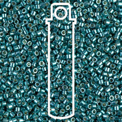 8/0 Delica Duracoat Glvn Seafoam-6.8gm Tb - DBL-1847-TB