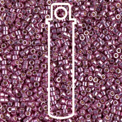 8/0 Delica Duracoat Glvn Dusty Orchid-6.8gm Tb - DBL-1848-TB