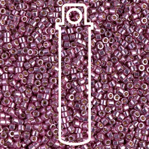8/0 Delica Duracoat Glvn Dusty Orchid-6.8gm Tb - DBL-1848-TB
