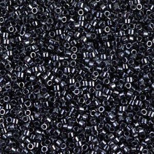 Delica 10/0 Gunmetal 100 Gm Bag - DBM0001