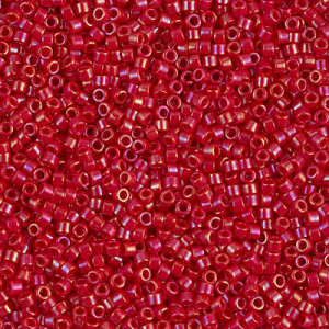 Delica 10/0 Opaque Red Luster 100 Gm Bag - DBM0214