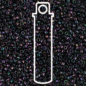 15/0 Delica Purple Iris -apx 7gm - DBS0004-TB