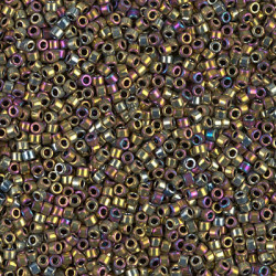 Delica Bead 15/0 Metallic Golden Iris Hex Cut/ 50 Gm - DBS0029