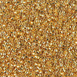 15/0 Delica Gold 24k Plt -50 Gm Bg - DBS0031