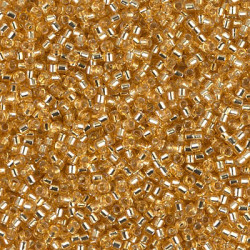 15/0 Delica S/l Gold -gold 50gm Bag - DBS0042