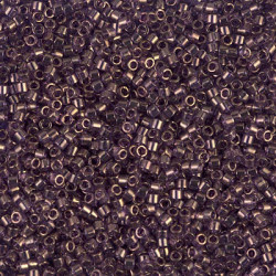 15/0 Delica Lvndr Blu Gold Lstr-50gm Bg - DBS0117
