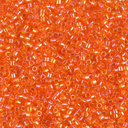 15/0 Delica Trans Tangerine Ab-50 Gm Bag - DBS0151