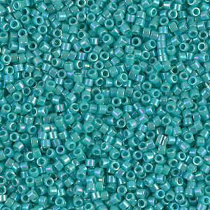 15/0 Delica Opaque Turquois Ab -50 Gm Bag - DBS0166