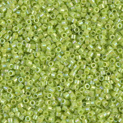 15/0 Delica Op Chartreuse Ab -50 Gm Bag - DBS0169