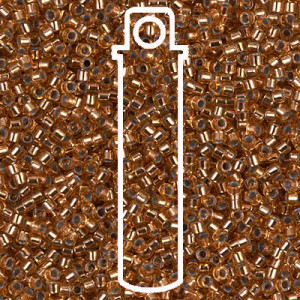 15/0 Delica S/l Lt Bronze -apx 7gm - DBS0181-TB