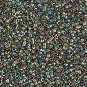 15/0 Delica Matte Mtlc Green Iris-50 Gm Bag - DBS0324